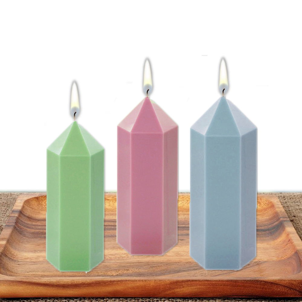 六角形のシリコンキャンドルモールド,樹脂石鹸型,日曜大工,キ - Candle Making Kits のレビューと価格
