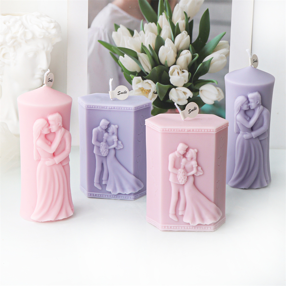 男性と女性のためのシリコンキャンドルモールド,レジンプラスタ - Candle Making Kits のレビューと価格