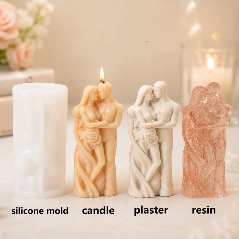 DIY カップルアロマセラピーキャンドル作成キットシリコンモ - Candle Making Kits のレビューと価格